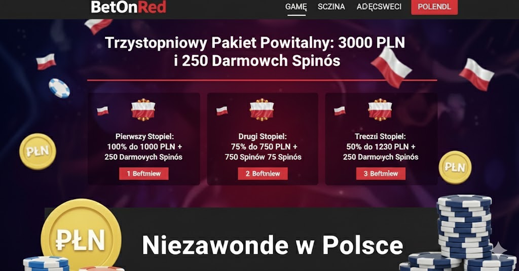 3000 PLN i 250 Darmowych Spinów